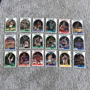 36 1989 nba hoops cards